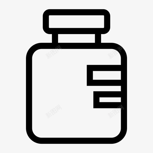 酒精瓶瓶子罐子图标svg_新图网 https://ixintu.com 瓶子 罐子 酒精瓶