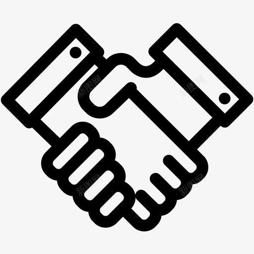 合作伙伴协议合作图标svg_新图网 https://ixintu.com 协议 合作 合作伙伴 合同 握手 金融业务