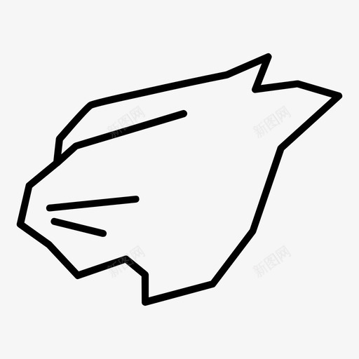老虎自负的动物图标svg_新图网 https://ixintu.com 老虎 自负的动物