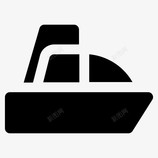船暑假图标svg_新图网 https://ixintu.com 暑假 船