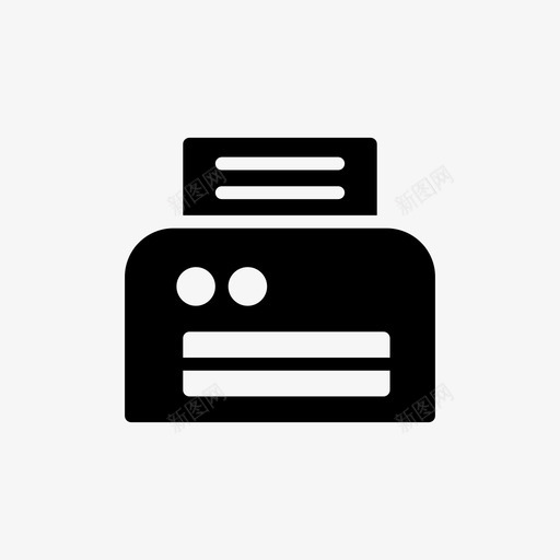 打字机商业设备图标svg_新图网 https://ixintu.com 商业 打字 打字机 设备 设计字形图标 键盘