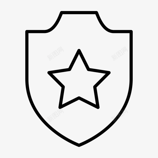 盾牌最爱保护费率图标svg_新图网 https://ixintu.com 保护 星 盾牌最爱 费率