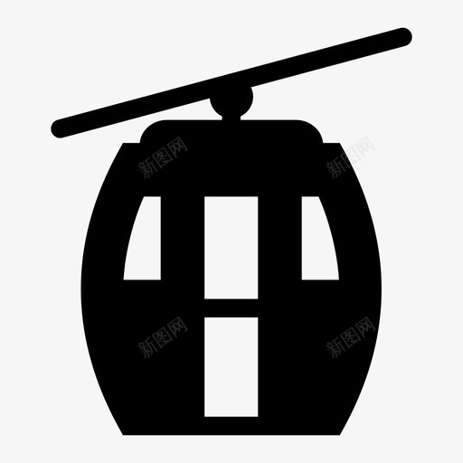 缆车山地车滑雪缆车图标svg_新图网 https://ixintu.com 山地车 滑雪缆车 火车 缆车