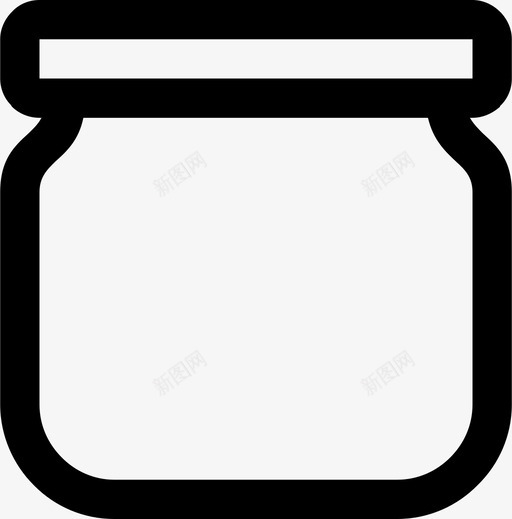 瓶子奶油罐药瓶图标svg_新图网 https://ixintu.com 奶油罐 玻璃 瓶子 药瓶