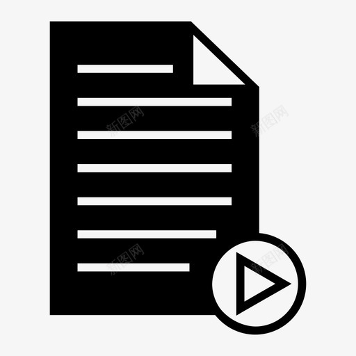 视频文件文档音乐文件图标svg_新图网 https://ixintu.com 工作表 播放 文档 视频文件 音乐文件
