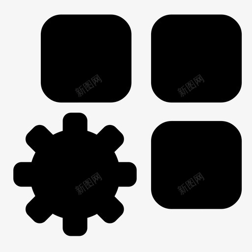 模块管理svg_新图网 https://ixintu.com 模块管理 扁平