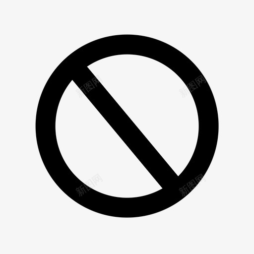 forbidsvg_新图网 https://ixintu.com forbid fobid 扁平 线性