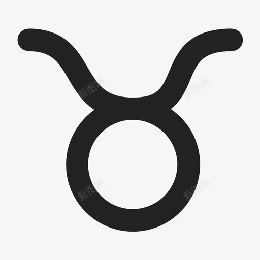 金牛座地球星座图标svg_新图网 https://ixintu.com 地球 星座 金星 金牛座 黄道十二宫