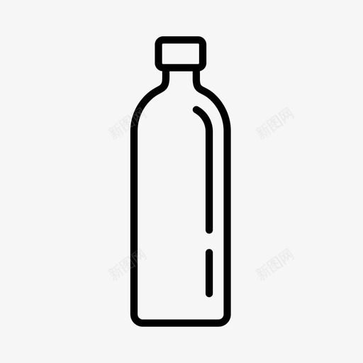 水瓶饮料垃圾填埋图标svg_新图网 https://ixintu.com 垃圾填埋 塑料 水瓶 瓶子 饮料