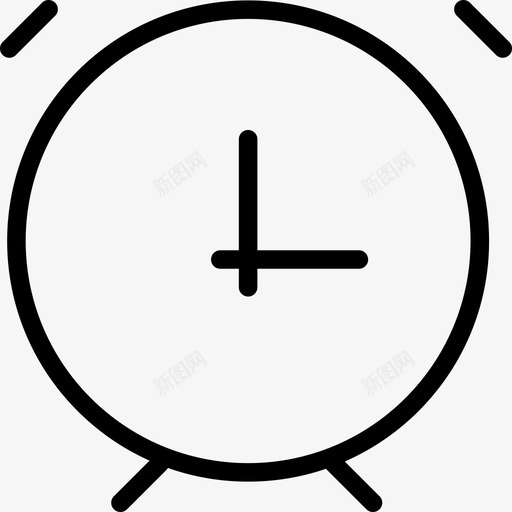 闹钟时间材质标图标svg_新图网 https://ixintu.com 时间 材质设计图标 闹钟