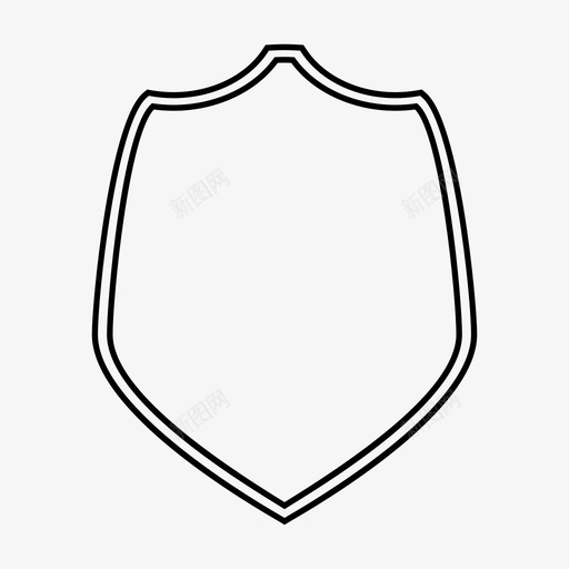 盾牌盔甲徽章图标svg_新图网 https://ixintu.com 徽章 方块 盔甲 盾牌 骑士