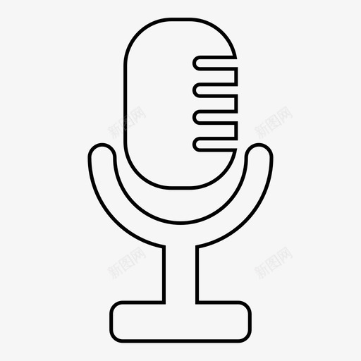 录音麦克风手机2图标svg_新图网 https://ixintu.com 录音 手机2 麦克风