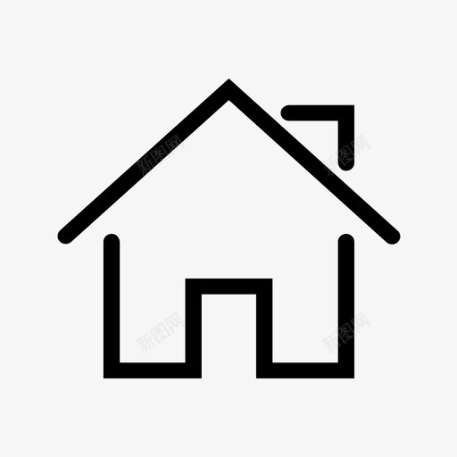 后台-菜单栏-首页svg_新图网 https://ixintu.com 后台-菜单栏-首页