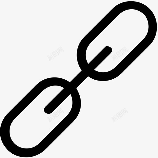 链接链通信图标svg_新图网 https://ixintu.com 互联网 共享 箭头标志 网络 通信 链 链接