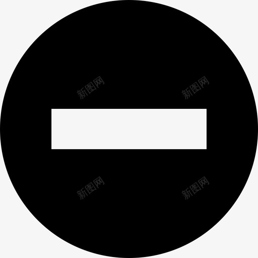 阻止标志形状web图形界面图标svg_新图网 https://ixintu.com web图形界面 形状 阻止标志