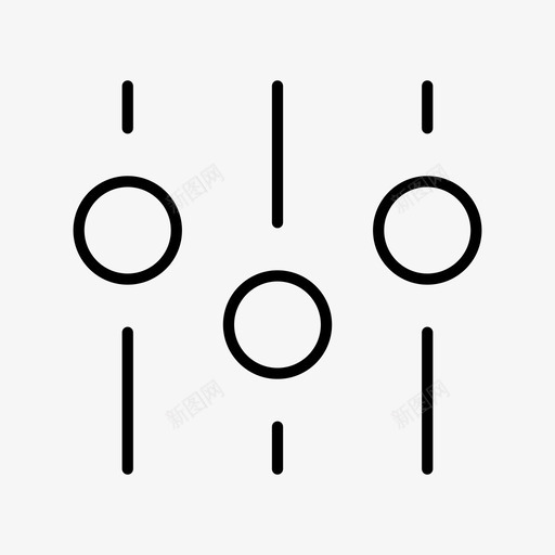 设置调谐音量级别图标svg_新图网 https://ixintu.com 设置 调谐 音量级别 音量设置