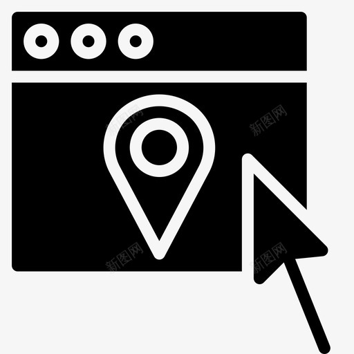 在线跟踪位置交货pin图标svg_新图网 https://ixintu.com pin 交货 在线跟踪位置 装运和交货可靠