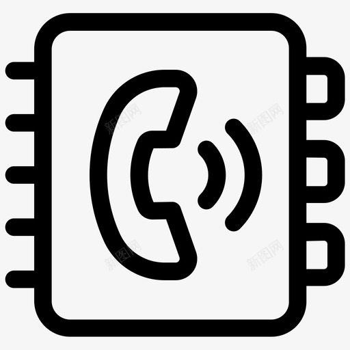 通讯录通讯录第一册图标svg_新图网 https://ixintu.com 通讯录 通讯录第一册