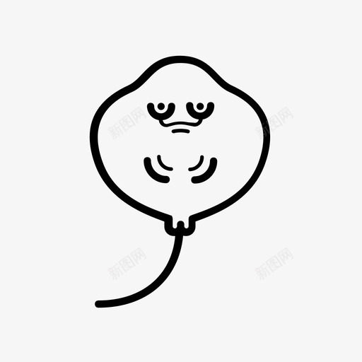 黄貂鱼鱼毒液图标svg_新图网 https://ixintu.com 毒液 海蛇2 鱼 黄貂鱼