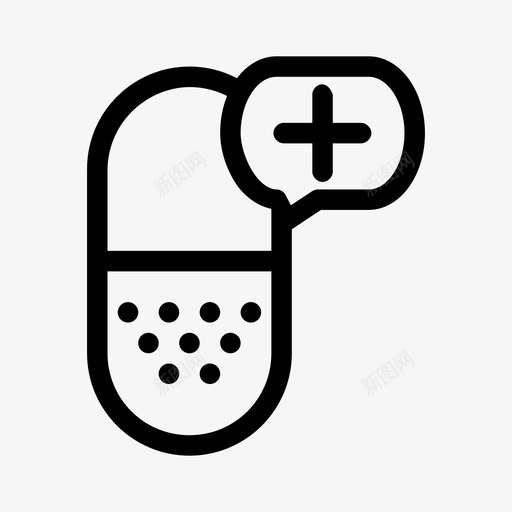 药品医院医疗用品图标svg_新图网 https://ixintu.com 医疗用品 医院 药丸 药品 药片