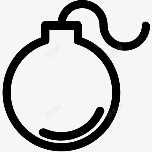 炸弹爆炸物危险图标svg_新图网 https://ixintu.com 危险 火灾 炸弹 爆炸物 特别收集