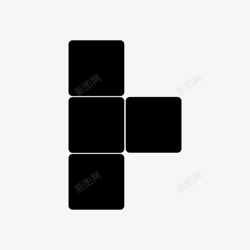 俄罗斯方块街机游戏图标svg_新图网 https://ixintu.com 俄罗斯方块 复古 游戏 街机