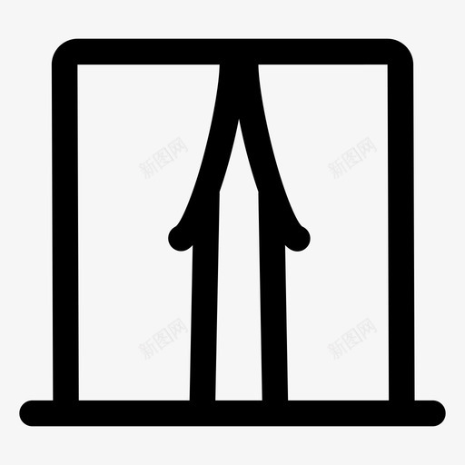 家电_窗帘关svg_新图网 https://ixintu.com 家电_窗帘关