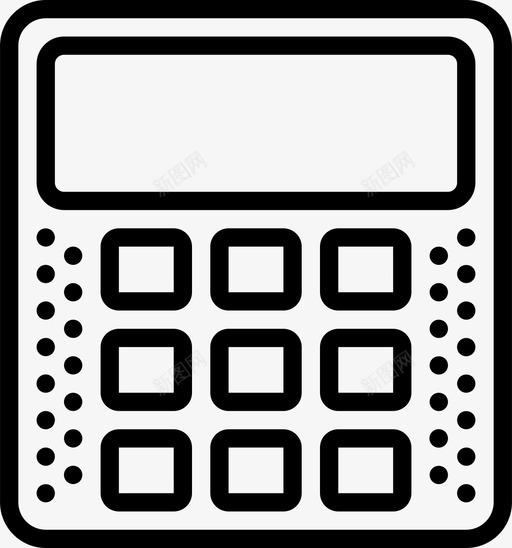 计算器教育知识图标svg_新图网 https://ixintu.com 学习 学校 教育 教育大纲 知识 计算器