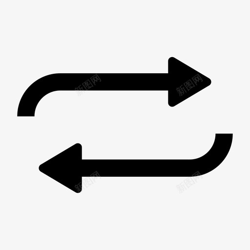 重复iosmusic图标svg_新图网 https://ixintu.com ios ios11个ui元素实心 music shuffle ui 重复