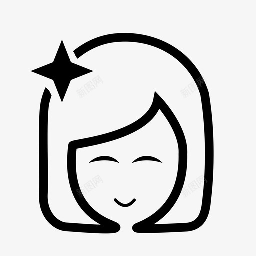 美颜1svg_新图网 https://ixintu.com 美颜1