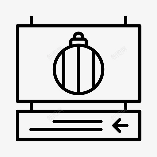 圣诞商店庆典节日图标svg_新图网 https://ixintu.com 圣诞商店 圣诞节 圣诞装饰 庆典 节日