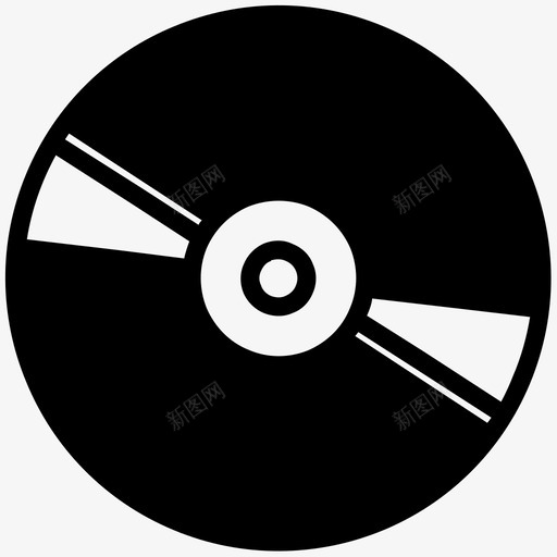 乙烯基经典音乐图标svg_新图网 https://ixintu.com 乙烯基 唱片播放器 旧 经典 经典复古 音乐
