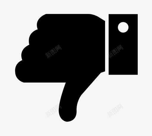 不喜欢不好手图标svg_新图网 https://ixintu.com 不喜欢 不好 大拇指朝下 手