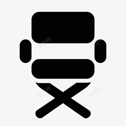导演椅电影院电影图标svg_新图网 https://ixintu.com 制片 导演椅 电影 电影院 蚂蚁图标