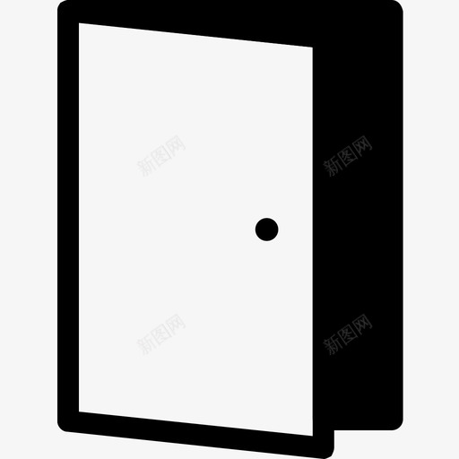 开门家具雕刻图标svg_新图网 https://ixintu.com 家具雕刻 开门