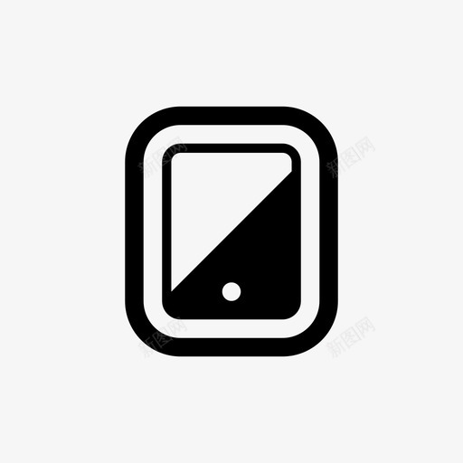 平板电脑设备显示器图标svg_新图网 https://ixintu.com ipad 屏幕 平板电脑 显示器 肖像 设备