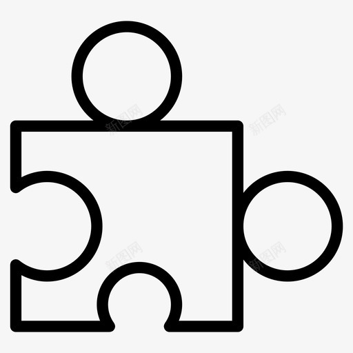 拼图拼图游戏商业瘦身图标svg_新图网 https://ixintu.com 商业瘦身 拼图 拼图游戏