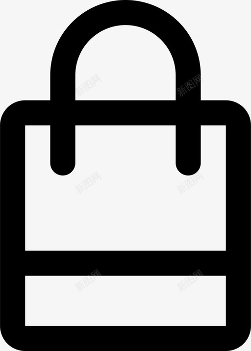 购物袋篮子购物车图标svg_新图网 https://ixintu.com 电子商务 篮子 购物袋 购物车