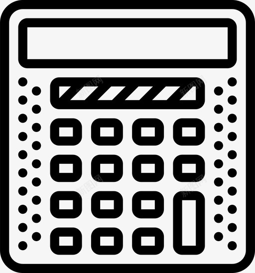 计算器教育知识图标svg_新图网 https://ixintu.com 学习 学校 教育 教育大纲 知识 计算器