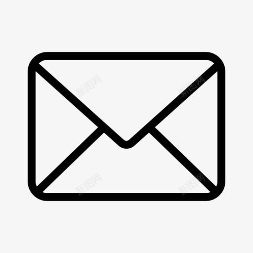 电子邮件消息用户界面图标svg_新图网 https://ixintu.com 消息 用户界面 电子邮件