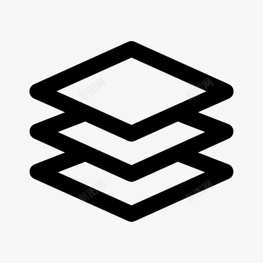 图层图形工具插图图标svg_新图网 https://ixintu.com 图层 图形工具 插图 界面