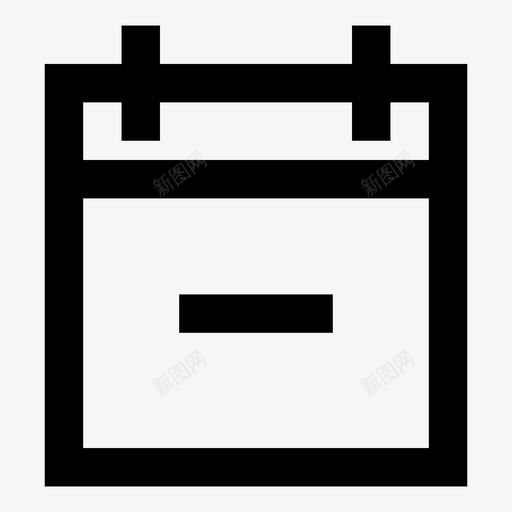 日历编辑删除日期图标svg_新图网 https://ixintu.com 删除日期 日历 编辑