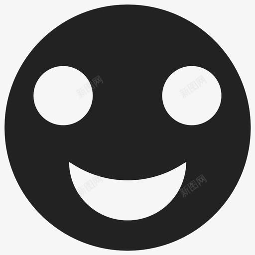 快乐的笑脸情感脸图标svg_新图网 https://ixintu.com 快乐 快乐的笑脸 情感 脸