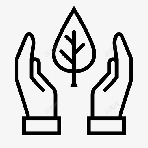 保护自然环境保护资源图标svg_新图网 https://ixintu.com 保护自然 可持续性 环境保护 能源 自然环境 资源
