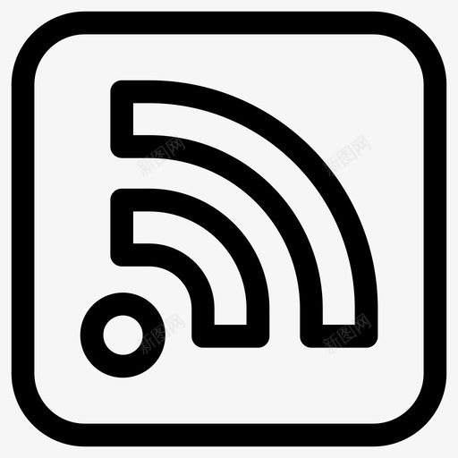 rssrss源图标svg_新图网 https://ixintu.com rss rss源