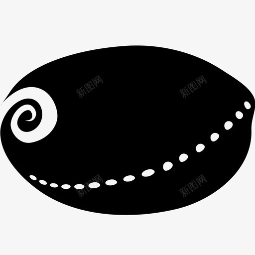 鲍鱼动物腹足纲图标svg_新图网 https://ixintu.com 动物 海螺 腹足纲 软体动物 鲍鱼