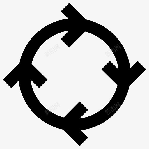循环加工旋转图标svg_新图网 https://ixintu.com 加工 循环 旋转