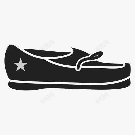 鞋时尚运动型图标svg_新图网 https://ixintu.com 时尚 运动型 鞋