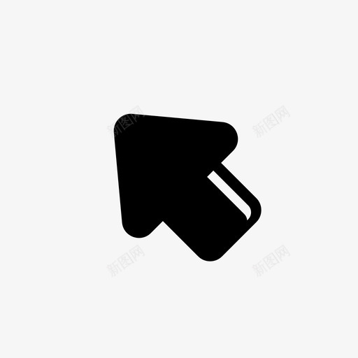 左上大箭头方向箭头图标集合svg_新图网 https://ixintu.com 左上大箭头 方向 箭头图标集合
