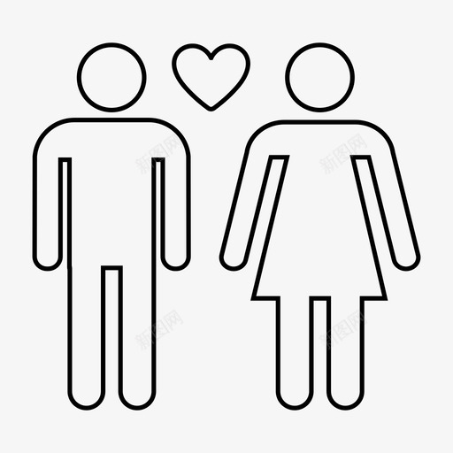 相爱的情侣家庭男人图标svg_新图网 https://ixintu.com 女人 家庭 男人 相爱的情侣